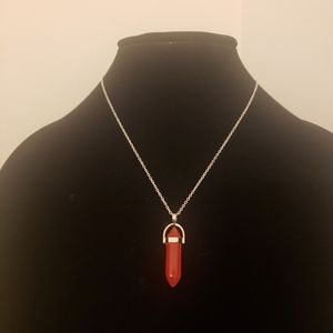 NWT Red Crystal Pendant Necklace